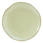 Thumbnail image #1 for Tuxton China Artisan GAS-006 Ceramic Coupe Plate, Round, 10-1/4", Sagebrush 1 Dozen