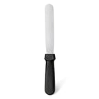 Thumbnail image #1 for New Star Foodservice Inc. 38149 6-Inch Stainless Steel Icing Spatula/Spreader with Black Plastic Handle Case of 120