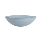 Thumbnail image #1 for Steelite International My Glass Studio GS196640 Round Glass Serving Bowl, 2.25 qt, 10.13" x 3.38"H, Solid Dusk Blue