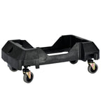 Thumbnail image #1 for Alpine Industries ALP477-DOLLY Rectangular Trash Can Dolly, Black Case of 5