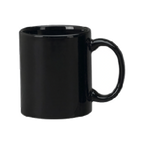 Thumbnail image #1 for International Tableware Cancun 87168-05 11 oz Black Ceramic Coffee Mug with C-Handle Case of 3 Dozen