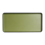 Thumbnail image #1 for Steelite Creations, Baja 7820JB022 Rectangular Melamine Plate, Cactus Green, 9.75 x 4.875 x 0.875 in Case of 2 Dozen