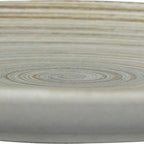 Thumbnail image #2 for International Tableware Moroccan™ MR-166 ™ Round Porcelain Plate, 10-1/2" Diameter, Cream with Soft Blue & Brown Swirls 1 Dozen