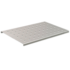 Thumbnail image #1 for New Age 51101 Dunnage Rack Cover, 20"D x 36"W, Removable Aluminum, Anti-Slip Perforated Raised Tread