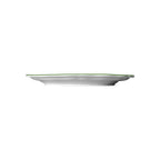 Thumbnail image #2 for Steelite International Folio, Porcelain 62571FP818 Porcelain Oval Platter, Adelina Green Line, 9 x 6.75 x 0.875 in Case of 2 Dozen