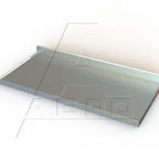 Thumbnail image #1 for AERO 3TCBV-2460 Stainless Steel Countertop Food Display, 60"W x 24"D, 4"H Backsplash