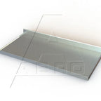 Thumbnail image #1 for AERO Manufacturing 3TCBV-3030 Stainless Steel Countertop with 4" Backsplash, 30"W x 30"D