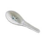 Thumbnail image #1 for Thunder Group Blue Bamboo 7003BB Melamine Won Ton Soup Spoon, 3/4 oz., 5-5/8" x 1-5/8" Case of 100 Dozen