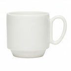 Thumbnail image #1 for Libbey Ares 109713 Stackable Porcelain Coffee Mug, 8 oz., White