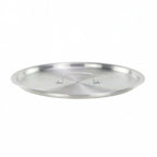 Thumbnail image #1 for Tuxton China Tuxware WAZB-087 Aluminum Pot/Pan Lid, 8.875 x 8.875 in, Flat Handle
