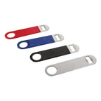 Thumbnail image #1 for Concasse MCABRSR Flat Bottle Opener, Red Handle, Stainless Steel Case of 144