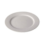 Thumbnail image #1 for CAC China Great Wall GW-21 12" Round Porcelain Plate, Rolled Edge, Bone White 1 Dozen
