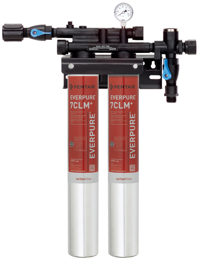 Product image #4 for Everpure QC7I Twin-7CLM+ Fountain Filtration System, 5 Micron, 2-3.34 GPM, Chloramines Reduction