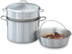Thumbnail image #2 for Wear-Ever 8 Qt 3004 Aluminum Pasta Cooker / Vegetable Steamer Set