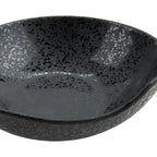 Thumbnail image #1 for G.E.T. cheforward 34236-BK . . 24 oz One-Handled Organic Oval Asian Soup Bowl with Rainex Finish Case of 12