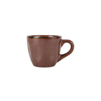 Thumbnail image #1 for Tuxton China Artisan GAR-085 3-1/2 oz Red Rock Ceramic Espresso Cup with Handle Case of 2 Dozen
