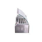 Thumbnail image #2 for CAC China HDRS-05 5-Roller Hot Dog Grill, 12-Hot-Dog Capacity, Sneeze Guard, Stainless Steel