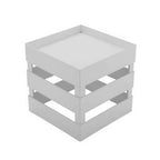 Thumbnail image #1 for G.E.T. Urban Renewal IR-725-W Buffet Riser, 8 x 8 x 8 in, Powder-Coated Iron, White Case of 4