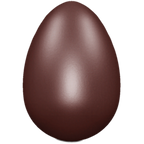 Thumbnail image #1 for JB Prince K737 24-Form Smooth Egg Chocolate Mold, Rigid Opaque Polycarbonate