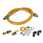Thumbnail image #1 for Component Hardware Encore GHM-012KTU136 Gas Hose Connector Kit, 36", 1/2" Connection, Quick Disconnect, Restraining Device
