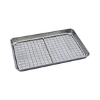 Thumbnail image #2 for Korin Inc TK-115-32 Rectangular Stainless Steel Pan, 12-1/2"L x 9"W x 1/2"H, Dishwasher Safe