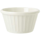 Thumbnail image #1 for G.E.T. GET F-645-IV . . 4 oz Wide Fluted Melamine Ramekin, Ivory Dozen Case of 4 Dozen