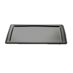 Thumbnail image #1 for G.E.T. Venetian - EGS M1812RC-B Rectangular Melamine Serving Tray, Black, 18 x 12 x 3/4 in. Case of 3