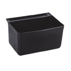 Thumbnail image #1 for Thunder Group PLBC0012B Plastic Silverware Bin, Black, One-Piece, 13 x 9-1/4 x 7 in Case of 6