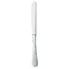 Thumbnail image #1 for Libbey Medium Weight Aspire 794 5502 Dinner Knife, 9-3/4", Fluted Blade, Solid Hammered Mirror Finish Handle, 18/0 Stainless Steel, Medium Weight