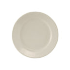 Thumbnail image #1 for Tuxton China Reno TRE-006 Ceramic Round Plate, 6-5/8" Diameter, Wide Rolled Rim Case of 3 Dozen
