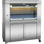 Thumbnail image #1 for Rotisol USA GrandFlame GF1375-2G-SS Gas Countertop Rotisserie Oven, Stainless Steel, 12-Chicken Maximum, Manual Controls