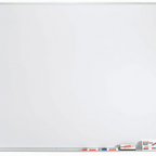 Thumbnail image #1 for AARCO Products WDS4872 Wall-Mount White Porcelain Markerboard, 72"W x 48"H, Aluminum Frame