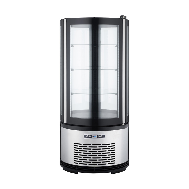 Product image #3 for Black Diamond Countertop Refrigerated Cake Display Case with Rotating Shelves, 19-Inch Wide, 3.53 Cu. Ft.