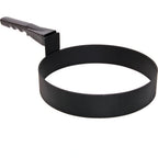Thumbnail image #1 for AllPoints Foodservice Parts & Supplies 1711271 10" Nonstick Steel Egg Ring, Black