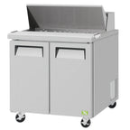 Thumbnail image #1 for Refrigeration X XST-36-N6 Refrigerated Sandwich/Salad Prep Table, 2 Solid Doors, 10-Pan Capacity, 36-3/8"W