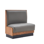 Thumbnail image #1 for ATSMFG ATS AT&S-ASD-KR36-P GR5/COM Single Upholstered Restaurant Booth, 30"L x 36"H, Plain Back, Finished Outside Back