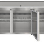 Thumbnail image #4 for Koolmore KM-PTR70-3D 3-Door Salad and Sandwich Prep Table, 70.4 in., 21.8 cu. ft., 18 1/6 GN Pans, Rear-Mounted Refrigeration