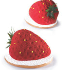 Thumbnail image #1 for JB Prince Pavoni MA131 3D Strawberry Silicone Mold, 20 Forms