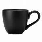 Thumbnail image #1 for Libbey Driftstone DRI-13-O 12 oz Porcelain Coffee Mug with Handle, Non-Stackable, Satin Matte Onyx Finish