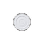 Thumbnail image #1 for Steelite International Folio, Porcelain 62577FP823 Porcelain Saucer, 5-Inch Round, Adelina Double Line Slate Case of 2 Dozen