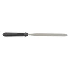 Thumbnail image #1 for TableCraft 10938 8-Inch Stainless Steel Icing Spatula with Black Plastic Handle, Dishwasher Safe Case of 12