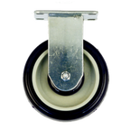 Thumbnail image #1 for New Age C460 Rigid Plate Caster, 5-Inch Diameter, Polyurethane Wheel, 250-lb Capacity