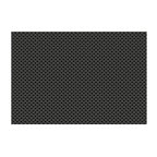 Thumbnail image #1 for Chef Revival 64801 Rectangular Reversible Woven PVC-Coated Polyester Placemat, Charcoal, 13" x 19" Case of 96