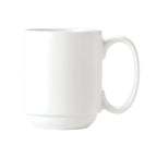 Thumbnail image #1 for Libbey Rigel 999023300 Porcelain Comfort Coffee Mug, 8-1/2 oz, with Handle, Stackable