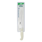 Thumbnail image #2 for CAC China Klinge® KSBR-91 9-Inch Offset Bread Knife, Stamped High-Carbon Steel, White Handle Case of 36