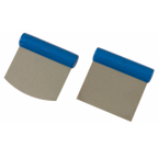 Thumbnail image #1 for Matfer Bourgeat 112900 Dough Scraper, Stainless Steel Rigid Straight-Cut Blade, Polyamide Handle, 4-3/8"L x 4-1/2"W