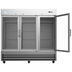 Thumbnail image #11 for KoolMore 81-Inch Three-Section Glass Door Reach-In Refrigerator, 72 Cu. Ft., Bottom-Mount Self-Contained