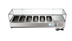 Thumbnail image #5 for KoolMore 59-Inch Refrigerated Countertop Prep Table with 6 1/3-Pan Capacity and Double Tempered Glass Guard