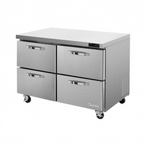 Thumbnail image #1 for Blue Air FSE LLC BLUR48-D4-HC Two-Section Undercounter Refrigerator, 4 Drawers, Stainless Steel, 48-3/8"W
