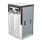 Thumbnail image #1 for Concasse MCACCSER05 Countertop Stainless Steel Half-Size 5-Inch Napkin Dispenser Case of 36